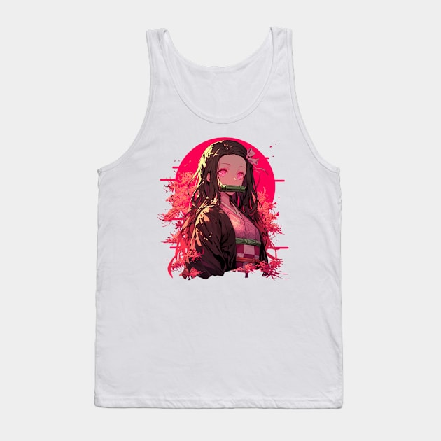 nezuko Tank Top by boxermaniac